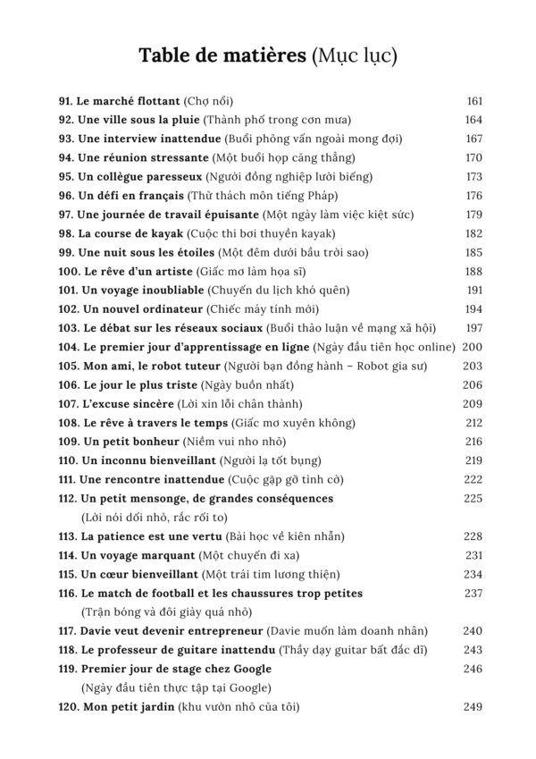 Luyện đọc tiếng Pháp qua 120 Câu Chuyện Song Ngữ - Hình ảnh 7
